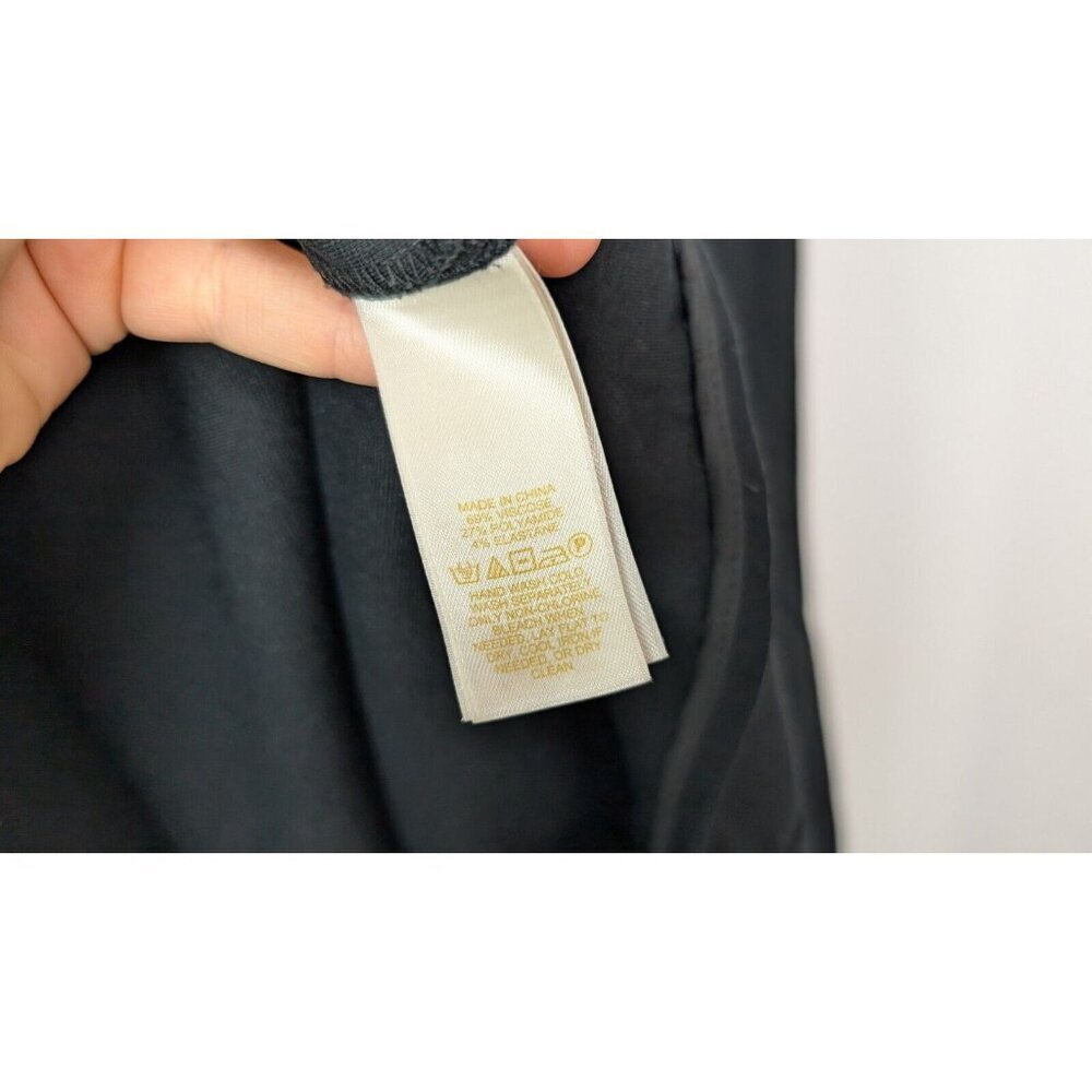 Kate Spade sz. 10 Daria Cap Sleeve Shift Dress White French Trim Exposed Zipper - Picture 6 of 7
